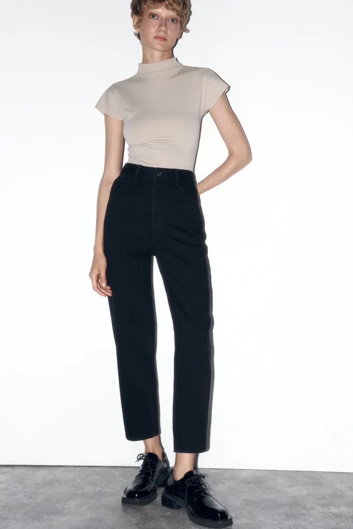 Black mom fit jeans