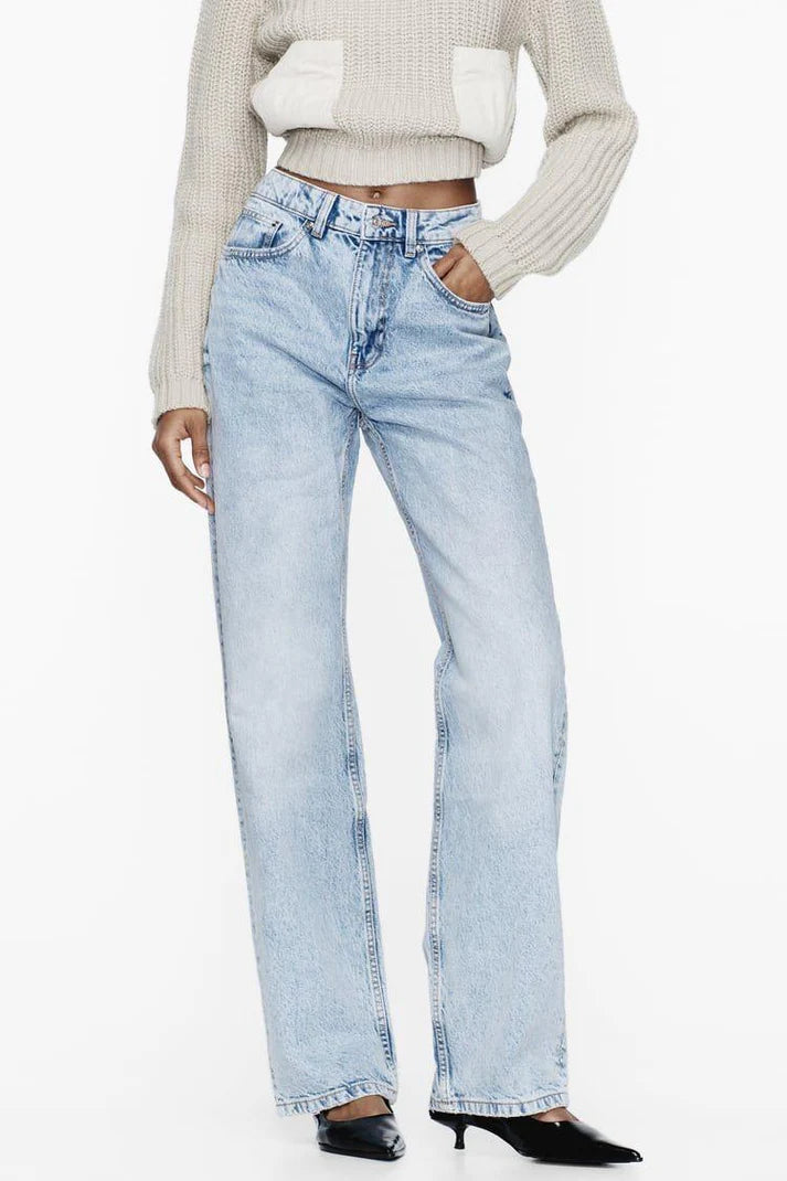 2024 ZR Lightblue Highwaist straightfit jeans