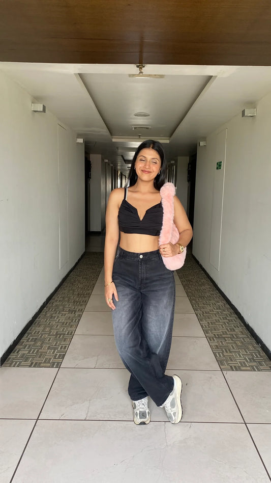 ZARA SURPLUS baggy skater jeans black washed