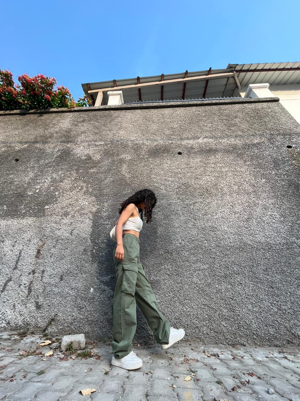 ZARA SURPLUS BEIGE CARGO