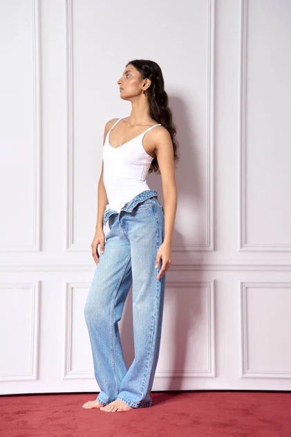 Light blue Straight Fit Jeans
